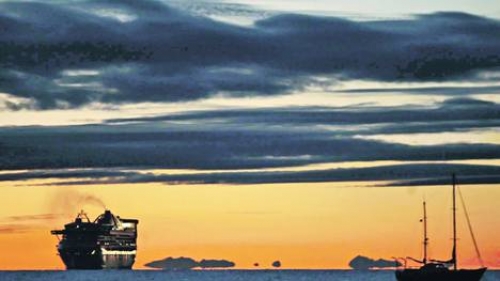 Los cruceros llegaron a Punta Arenas, en Chile