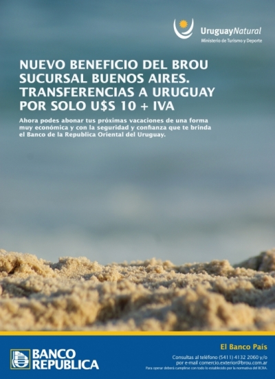 Especial: argentinos viajando a Uruguay pueden transferir dinero por el BROU