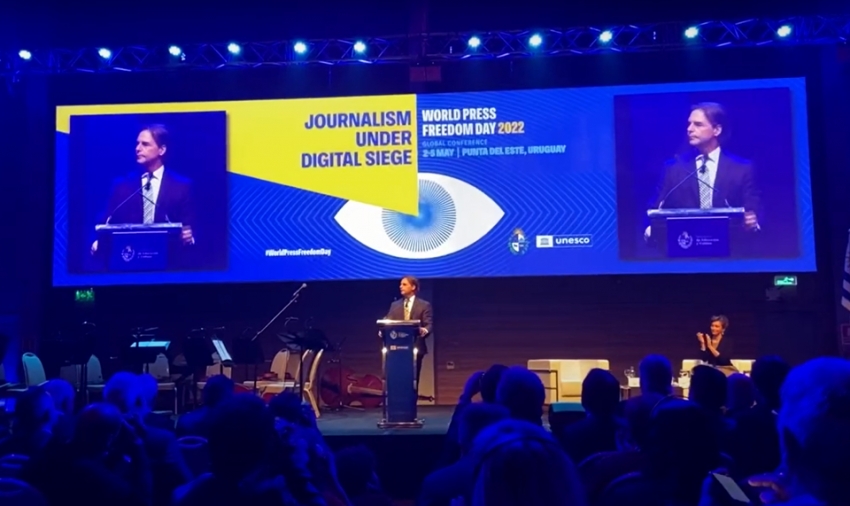 D&iacute;a mundial de la libertad de prensa en Punta del Este, Uruguay
