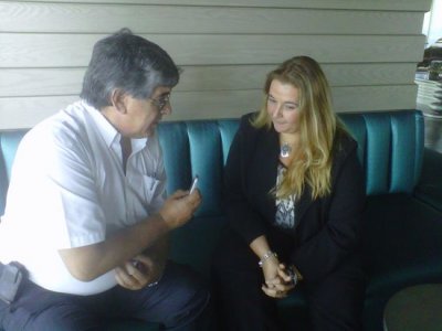 Carla Ferro en Panamá: &quot;Me sedujo el producto&quot;