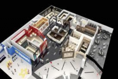 Maqueta de la primera fase del complejo Nao Fun &amp; Shopping 