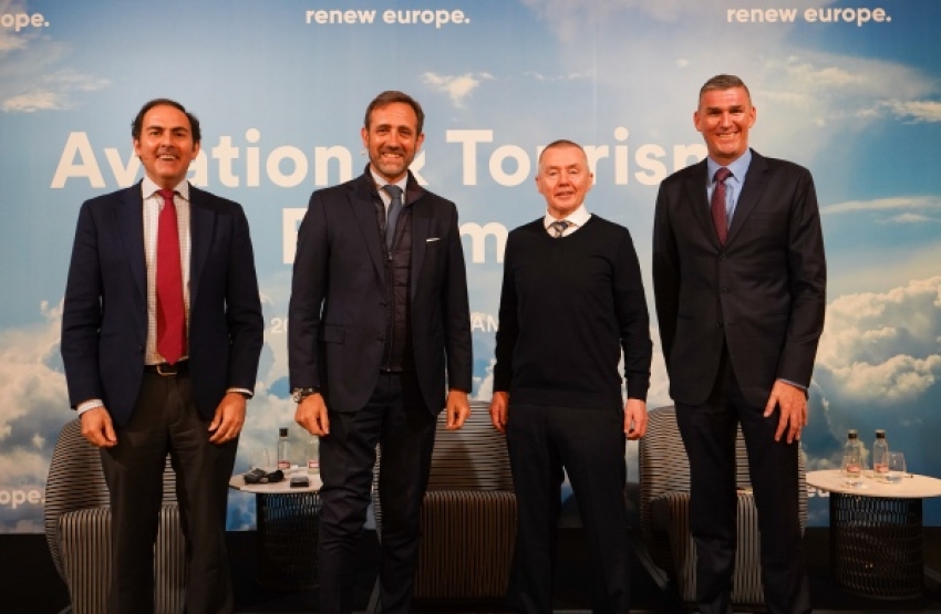 Jos&eacute; Ram&oacute;n Bauz&aacute;, Javier S&aacute;nchez-Prieto, Willie Walsh y Paul Robert Starrs