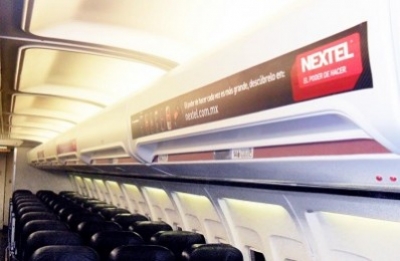 Aerol&iacute;neas masifican publicidad dentro y fuera de los aviones