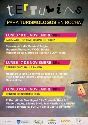 Tertulias para turism&oacute;logos en Rocha