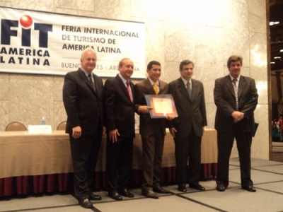 M&eacute;xico recibi&oacute; el Primer Premio al Mejor Stand Categor&iacute;a Internacional en la FIT 2010