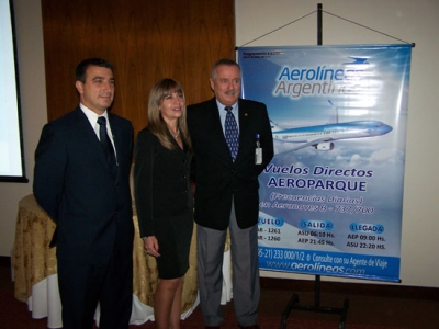 Aerol&iacute;neas Argentinas premi&oacute; a agencias de viajes paraguayas  y a  Francisco Ram&iacute;rez Vouga