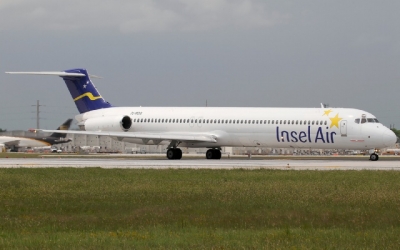 Avi&oacute;n de Insel Air con 80 pasajeros a bordo aterriza de emergencia