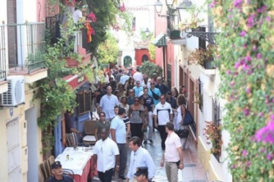Michelle Obama visit&oacute; el centro de Marbella y este jueves la Catedral, el barrio del Albaic&iacute;n y la Alhambra 