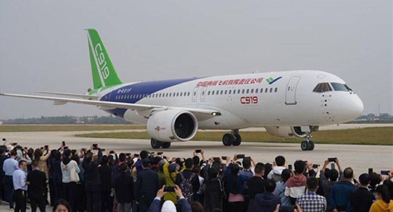 China lleva a Dubái el C919, su primera vez fuera de casa
