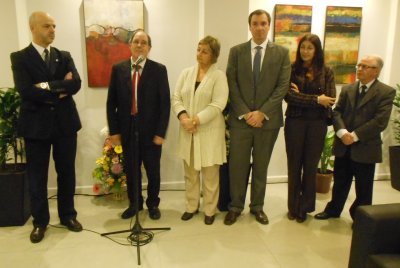 Sub Secretario de Turismo Antonio Car&aacute;mbula; Director del Hotel, Gustavo Capalvo; Ministra de Turismo, Liliam Kechichian; Administrador del Hotel, Bruno Sobrero; Directora General del Mintur, Hyara Rodriguez; Gerente del Hotel, Jos&eacute; Mar&iacute;a Barbeito.