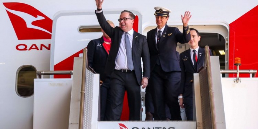 Qantas inicia su centenario completando un vuelo sin escalas entre Londres y Sidney