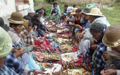 Preparan 'apthapi' gigante en Orinoca para recibir el A&ntilde;o Nuevo Andino Amaz&oacute;nico