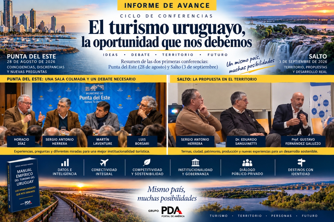 Resumen de las dos primeras conferencias del ciclo &ldquo;El turismo uruguayo, la oportunidad que nos debemos&rdquo;