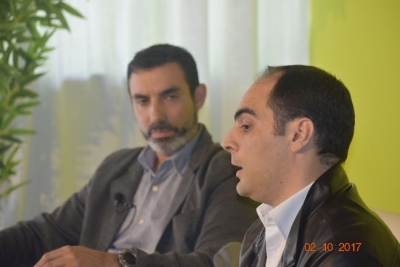 Gustavo Banfi y Mario Libr&aacute;n, presidente y secretario de ACTAU