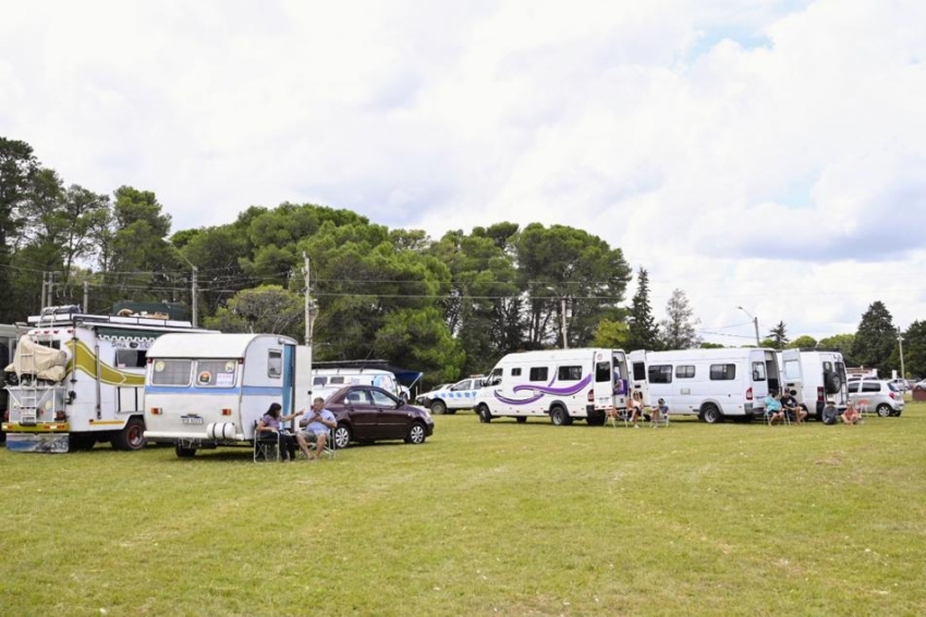 Fue inaugurado el Motorcamping ubicado en el camping de Arequita