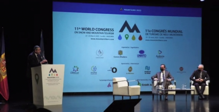 El Secretario General de la OMT inauguró el XI Congreso Mundial de Turismo de Nieve y Montaña