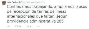 Venezuela: extienden plazo a aerol&iacute;neas para presentar nuevas tarifas