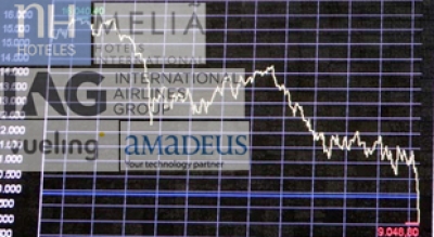 Las cotizadas turísticas caen un 41% en bolsa en 2011
