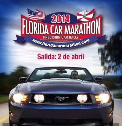 Nos vamos todos al Florida Car Marathon el 2  de abril en Copa Airlines