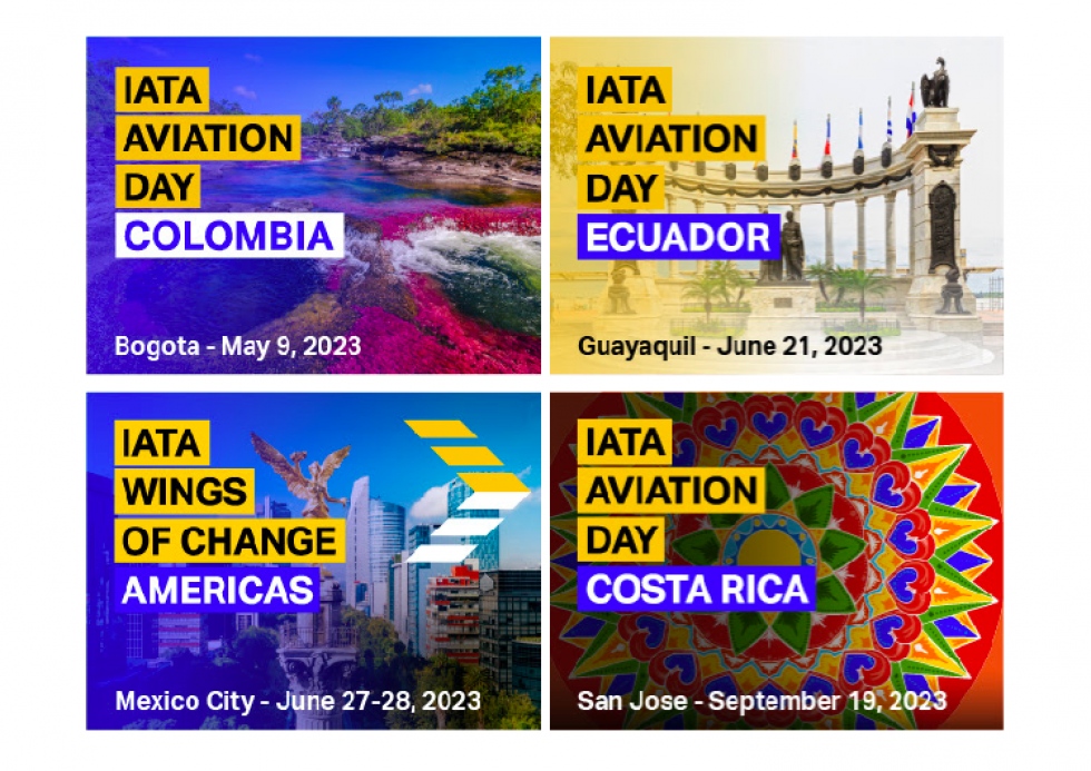 Eventos IATA en América Latina y el Caribe en 2023