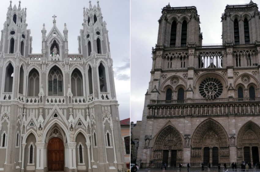 La Capilla de Cristo Pobre es la r&eacute;plica jaujina de la Catedral de Notre Dame