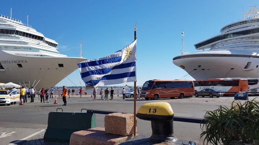 Uruguay aprobó el Protocolo para el desembarque de cruceristas