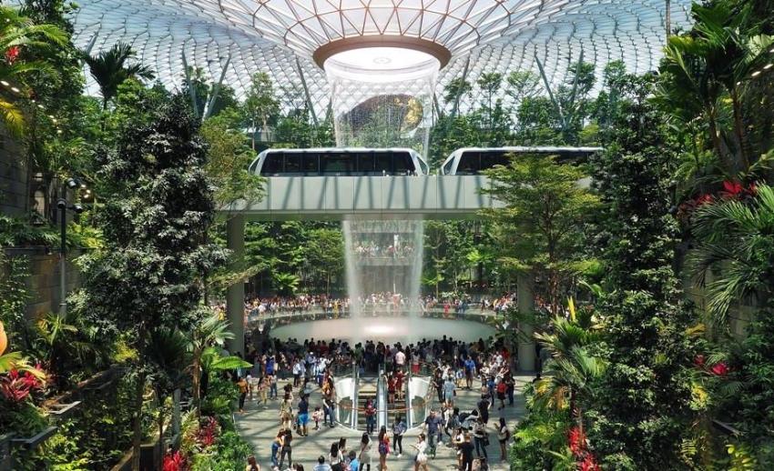 Aeropuerto Internacional de Changi (Singapur).