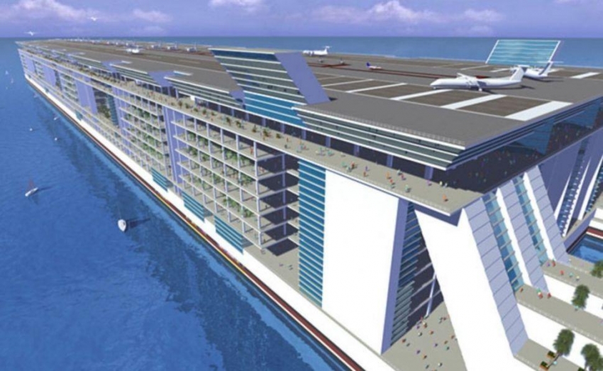 M&aacute;s que un crucero: esta es la ciudad flotante de 100.000 personas