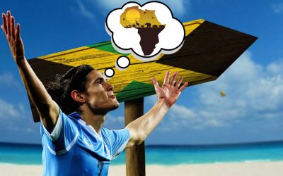 Edinson Cavani, Jamaica africana y los infaltables oportunistas
