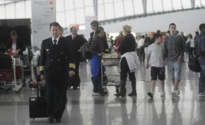 Sin Pluna, Aerolíneas Argentinas multiplicó por cuatro los viajes en puente aéreo. foto: Inés Guimaraens