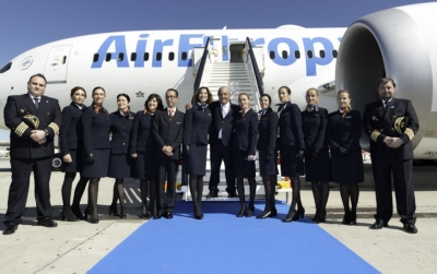 El Boeing 787 de AirEuropa sobrevol&oacute; Villanueva del Conde (Salamanca)
