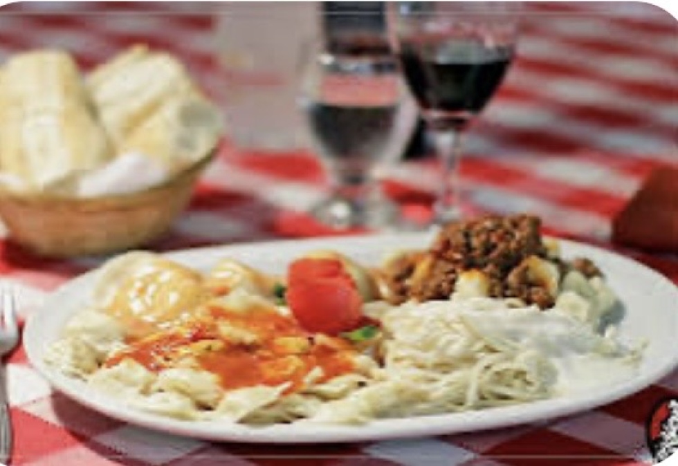 Los ñoquis en la Casa del Nono en la calle Lavalle, exquisitos