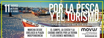 Este jueves marcha por la pesca y el Turismo