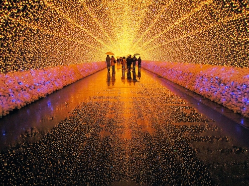 Decorado con 6 millones de luces led en Jap&oacute;n