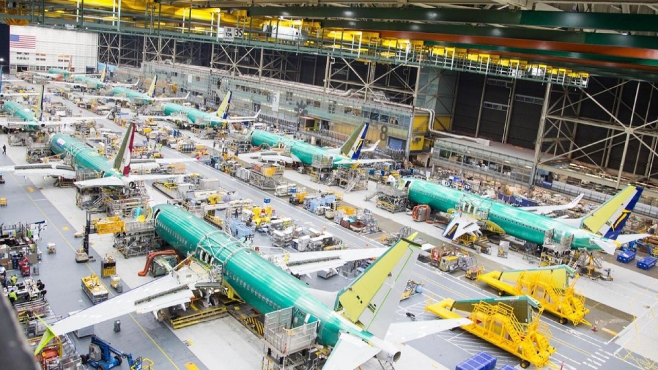Boeing inaugura una nueva l&iacute;nea de montaje del 737 Max