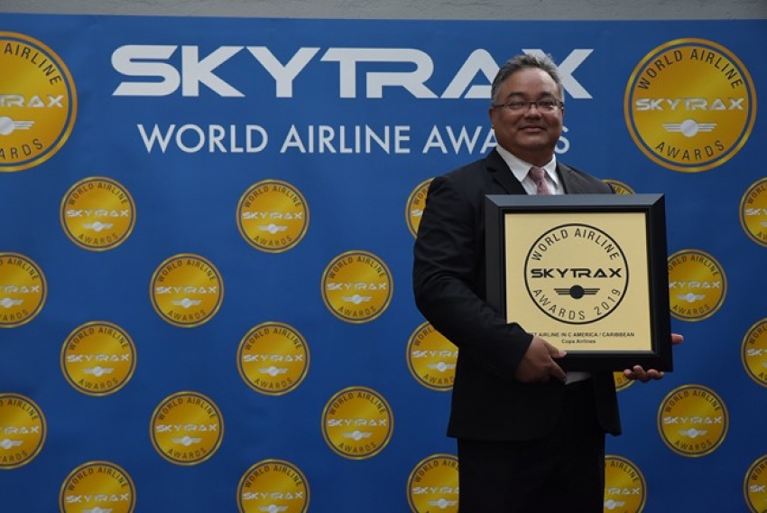 Copa Airlines es "La mejor aerol&igrave;nea de Centroam&egrave;rica y el Caribe" en los Skytrax Awards 2019