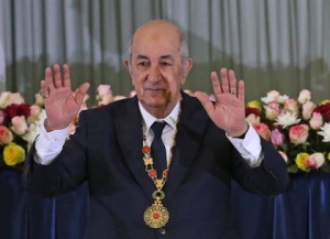 El presidente de Argelia, Abdelmayid Tebune.