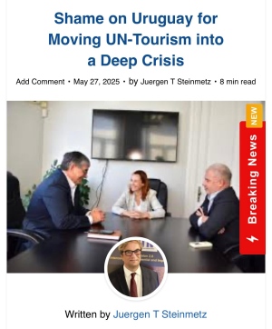 Involucran a Uruguay, junto a Argentina y Brasil en supuesta crisis de cara al Consejo Ejecutivo de ONU Turismo