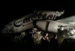 Un 737 se parte en dos en Guyana y causa varios heridos