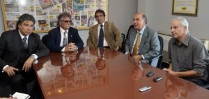 Jorge Castro, Juan Diaz, Martin Laventure, Derlis Esteche y Hugo Talavera.
