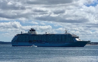 El "barco de los millonarios" se encuentra en Punta del Este hasta el jueves