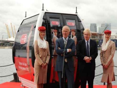 La aerol&iacute;nea Emirates patrocina el primer telef&eacute;rico de Londres