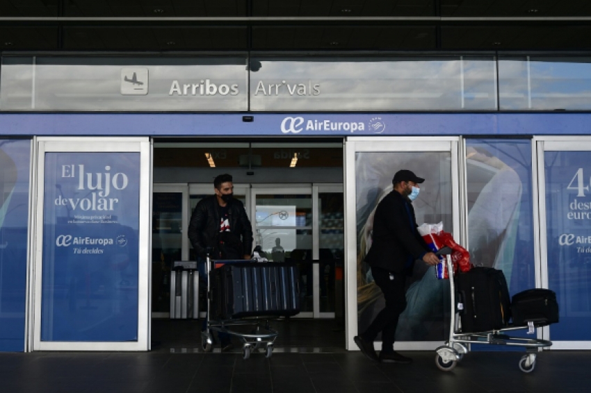 Aeropuerto de Carrasco durante la pandemia.