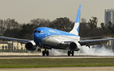 Aerol&iacute;neas Argentinas suspendi&oacute; la venta de pasajes hasta el pr&oacute;ximo domingo