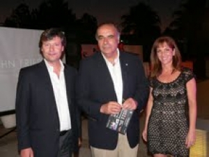 Marcelo Chiappino, Gerente General, Dr. Hector Lescano, Ministro de Turismo y Deporte de Uruguay y Patricia Chabot, organizadora del evento.