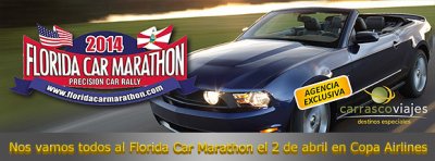 En abril, la cita obligada es participar de la Florida Car Marathon