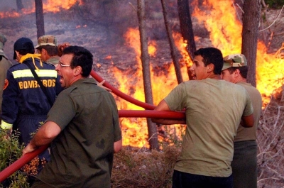 El incendio se dirige ahora hacia Punta del Diablo