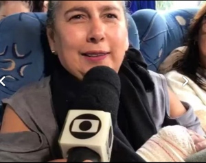 Sandra Saldaña viajaba en el vuelo de Air Europa.