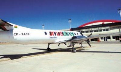 Tr&aacute;fico a&eacute;reo en Bolivia aumenta en medio mill&oacute;n de pasajeros