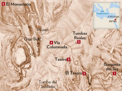 Petra, la Ciudad Rosa del desierto jordano